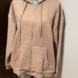 Trendy Queen Womens Zip Up Hoodies Long Sleeve Sweatshirts Fall Outfits Size L