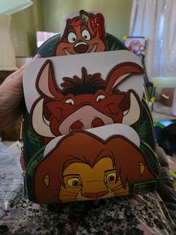 Disney lion king 3 pocket loungefly backpack