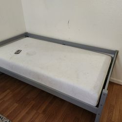 Grey Twin Bed Frame