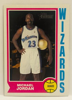 2001-02 Topps Heritage Michael Jordan Basketball Card #264 Bulls Wizards GOAT