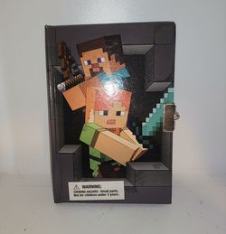 Minecraft  stationary journal  ... 1 page ripped out