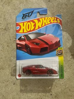 2023 HOT WHEELS LAMBORGHINI REVENTON 224/250 Red 8/10 HW Exotics 60 ANIVERSARIO.
