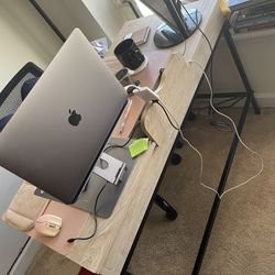 Desk With Built In Charging