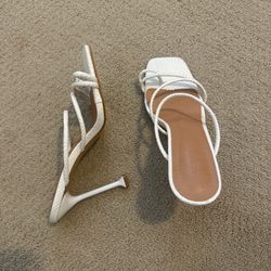 White Sandal Heels 