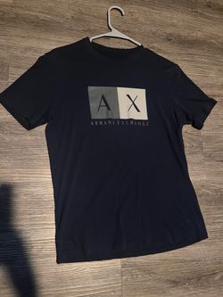 Armani exchange t shirt navy blue size XS