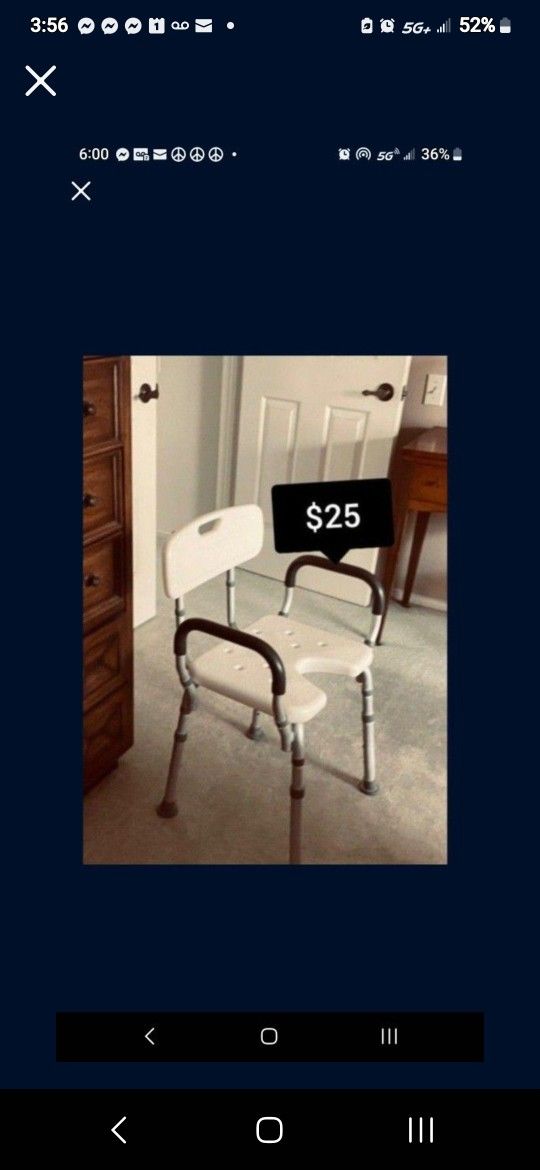 $25 Shower Bath Chair■ Covid Free ■$25