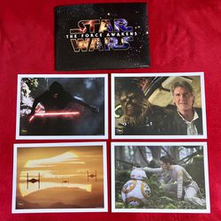 DISNEY STAR WARS EXCLUSIVE LITHOGRAPH - ART PRINT - MINI POSTER SET ‼️ Price Is FIRM ‼️