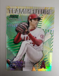 #/99 Shohei Ohtani 2022 Topps Stadium Club Chrome Team of Future Green Refractor