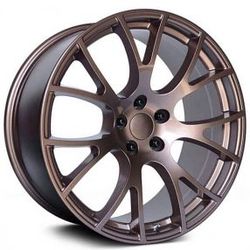 22x9 Replica Hellcat Wheels DOD010 HC-16 Copper 5x115 +18 71.5
