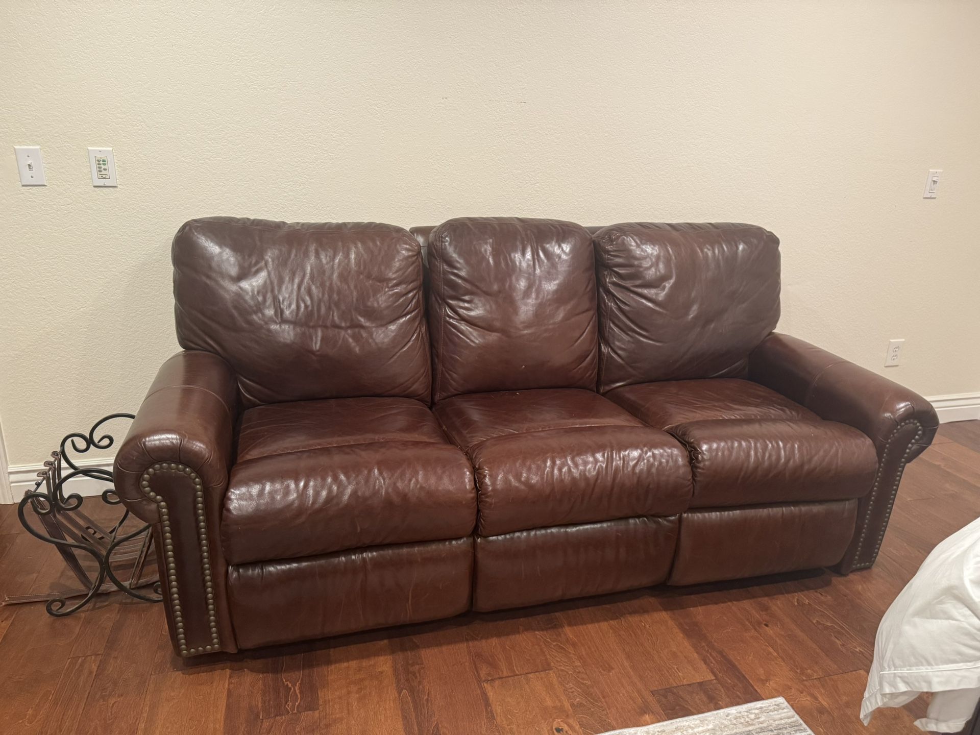 Fairmont Leather Reclining Sofa