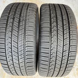 TWO TIRES 255/45/20 Hankook Ventus S-1 Like New With 90% Left Amazing Pair Good Deal 
