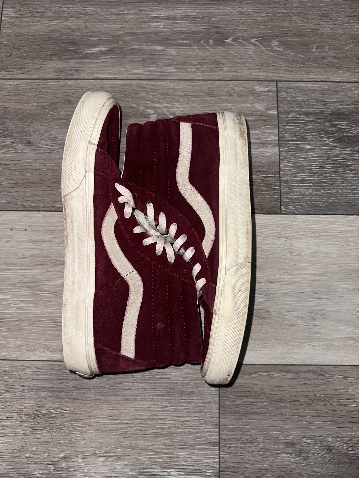 Old Skool High Top Vans Burgundy/maroon