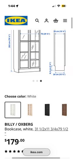 IKEA Billy Bookcase Doors (bookcase Not Included)