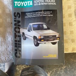 Chilton’s Toyota  Truck 1970-88