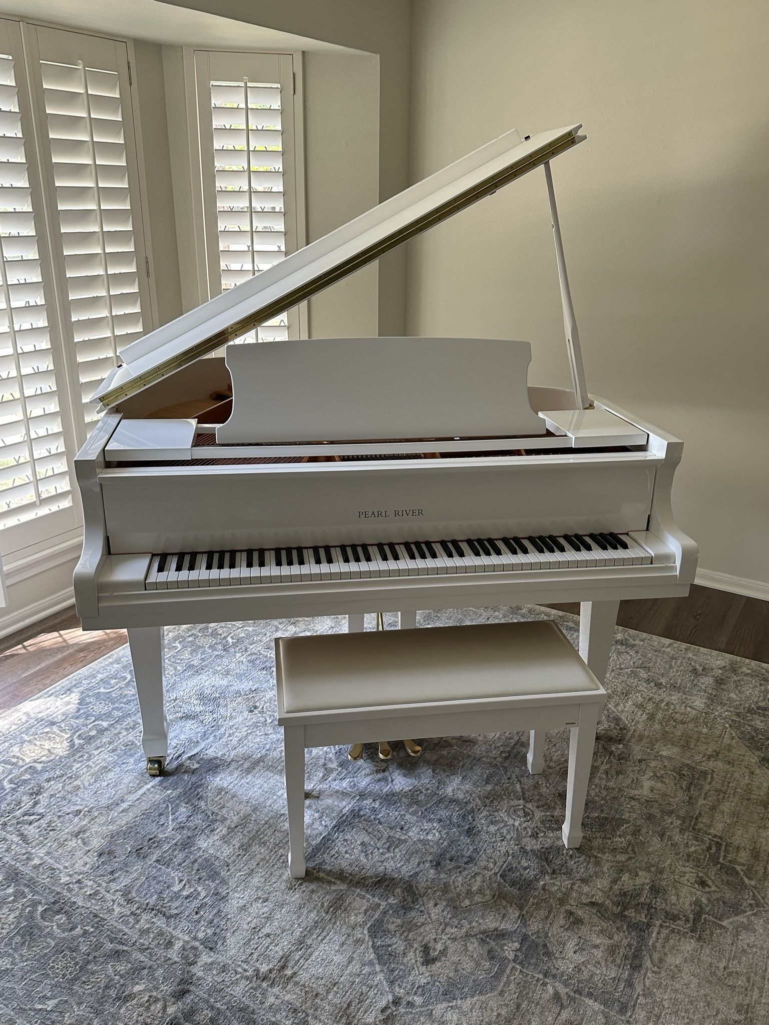 Baby grand piano