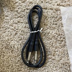 5FT 1/4" MALE TO 1/4" MALE MONO AUDIO INTERCONNECT AUDIO
