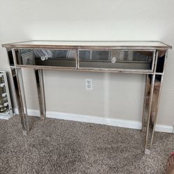 Mirrored Console Table/Desk