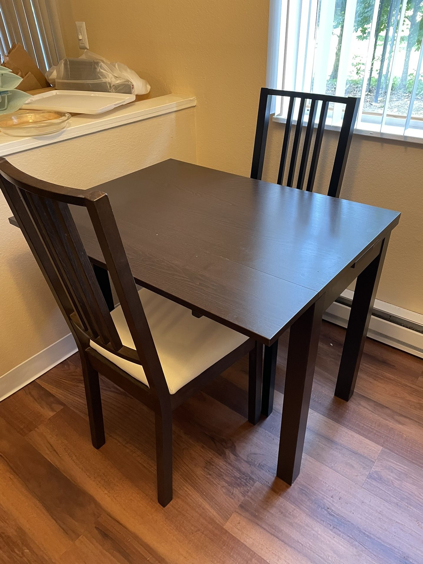 Kitchen Table 35 X 35 W/2 Drop Sides