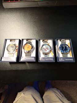 4 New George Mens Watches