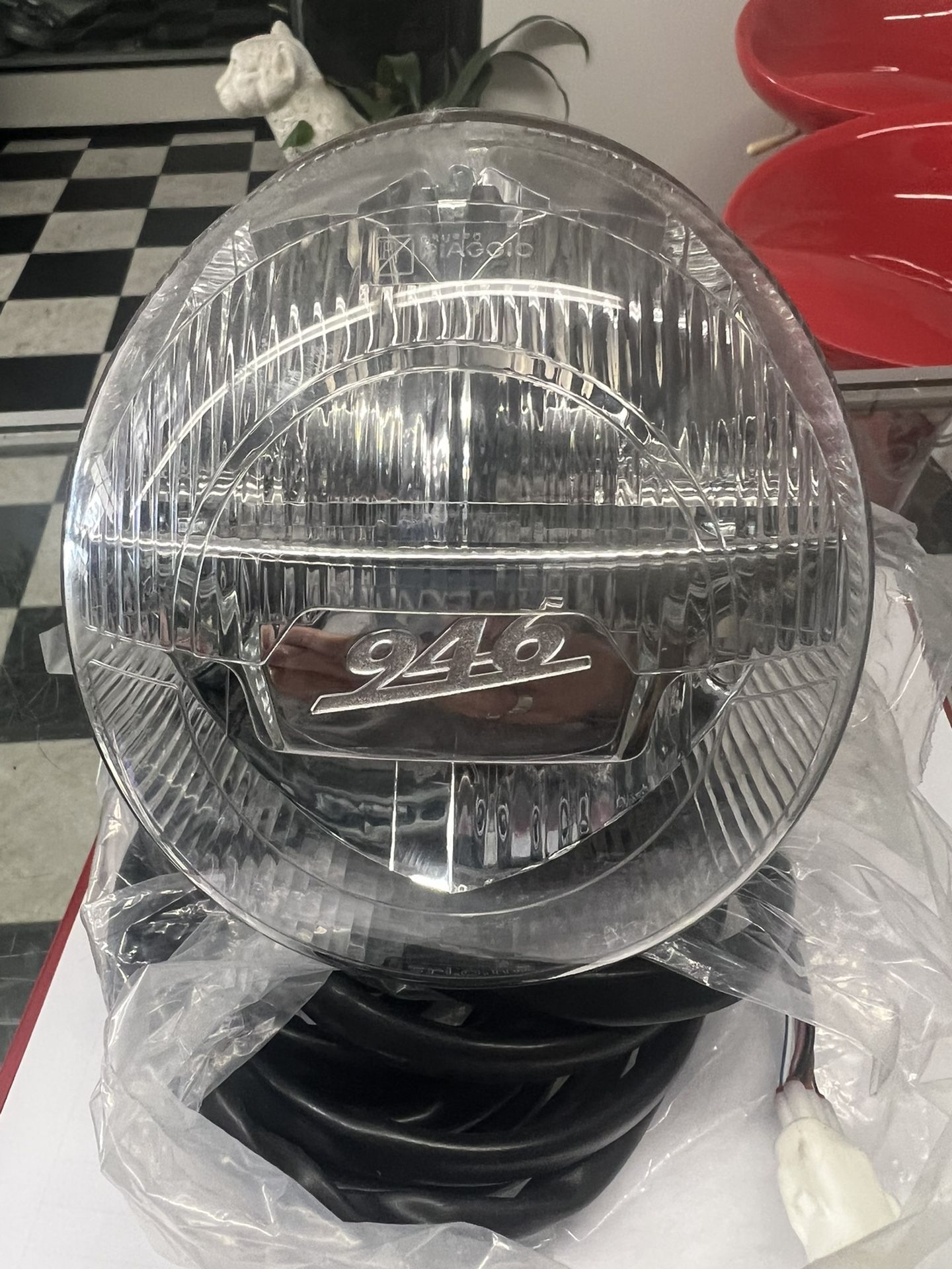 Vespa 946 Headlight & Speedometer Assembly.