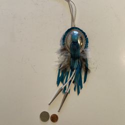 Vintage Country And Western Turquoise Bolo Tie