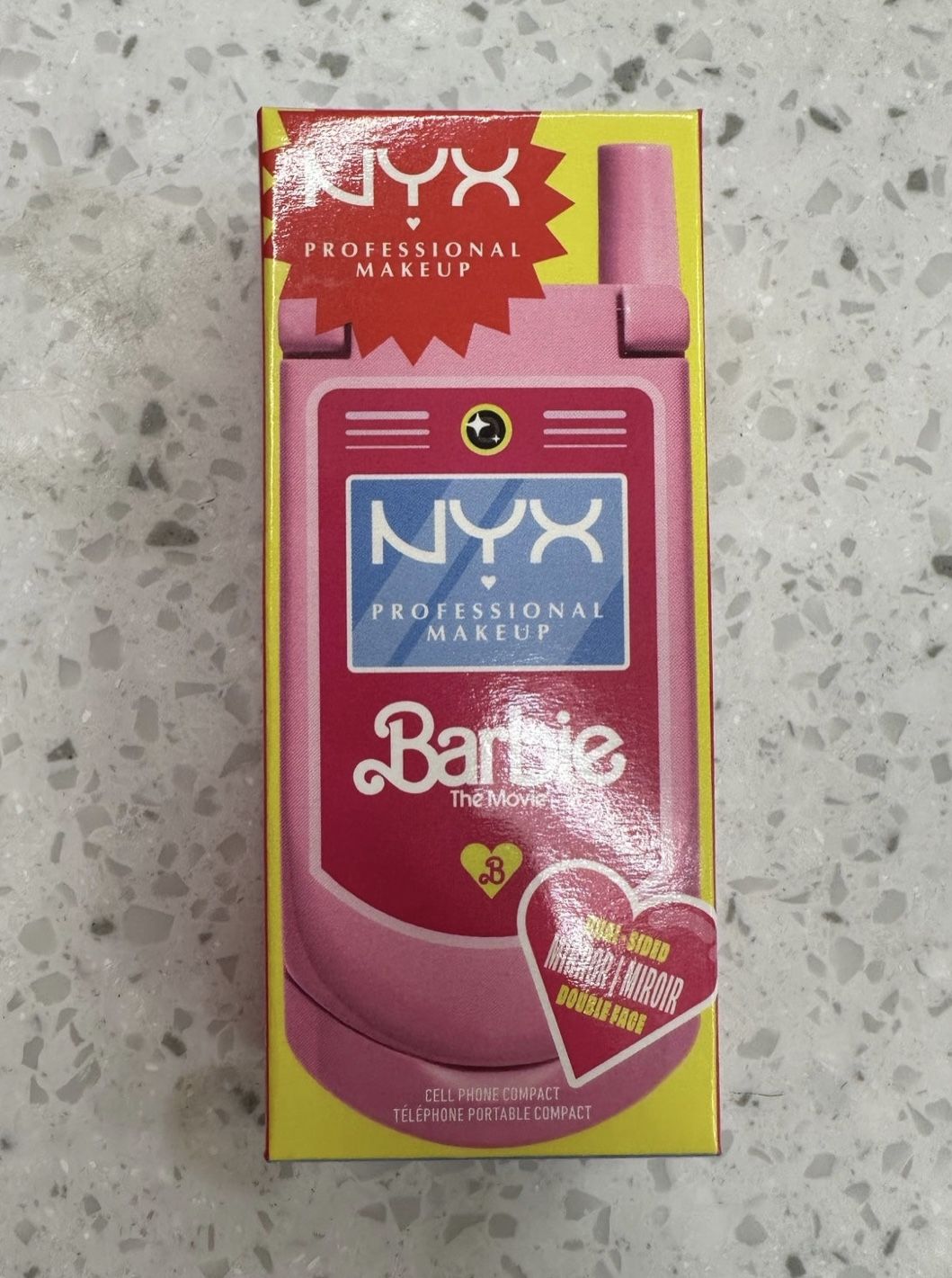 NYX Limited Edition Barbie Flip Phone Mirror - BRAND NEW IN BOX