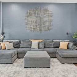 Living Spaces Sectional Sofa