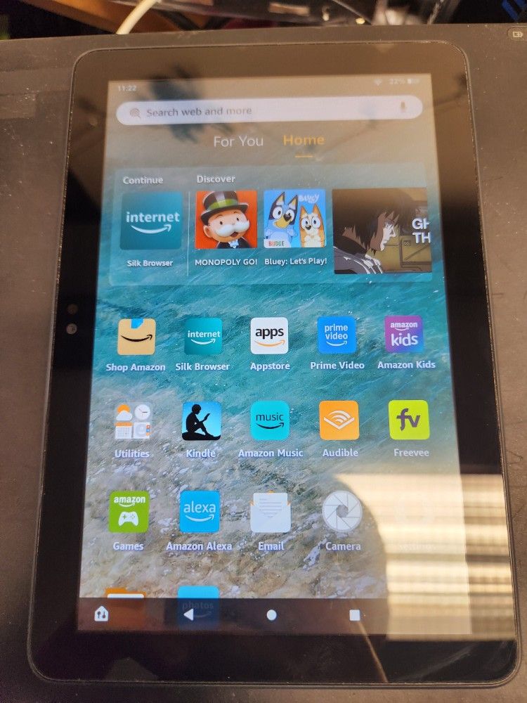 Amazon Fire HD 8 Plus 32GB, Wi-Fi, 8in - Slate