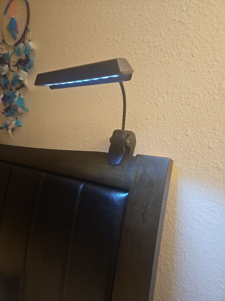 Clip On Battery Operated Reading Light. 