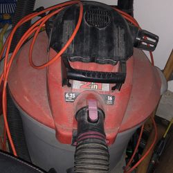 Rigid 16 Gallon Dry Wet Vacuum with Attachments