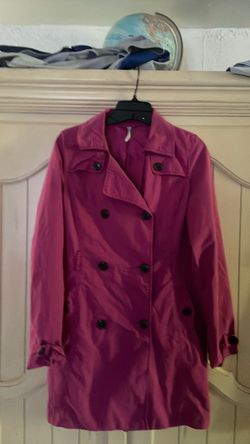 Old navy pink trench coat S
