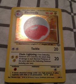 Electrode Pokemon Card 2/64 Holographic