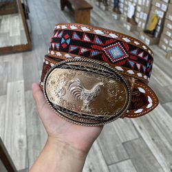 mens western belt