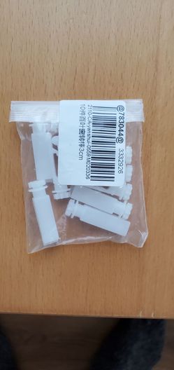 Vertical Blind Stem Replacement White Parts