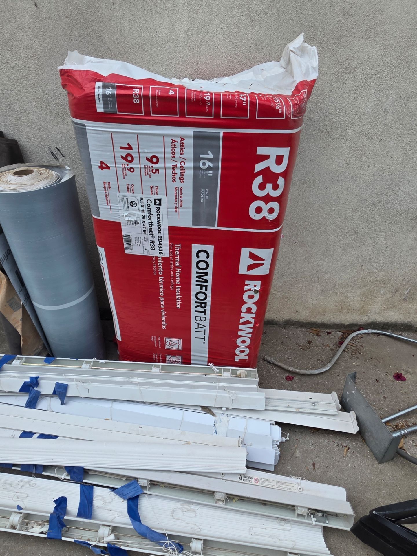 Rockwool R38 Mineral Wool Insulation – Leftover New