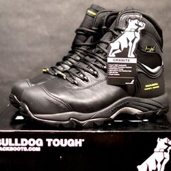 NEW MACK Granite SAFETY Boots - Bulldog Tough - Wide FIT - 10.5 USA / 43.5 EU