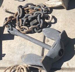 Heavy Boat Anchor With Chain $30