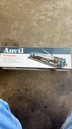 Anvil 14 inch tile cutter
