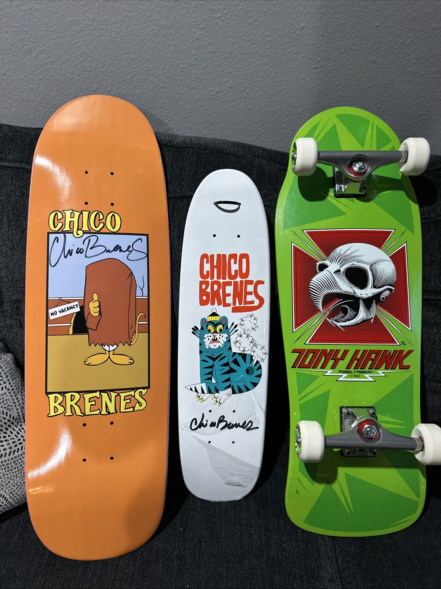 Skateboard Powell And Santa Cruz