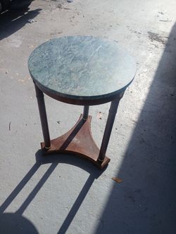 Marble side table