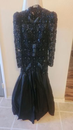 Black formal dress