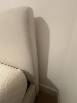 * Headboard only *Silk & Snow King Upholstered Headboard only– NEW (Cloud)