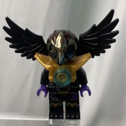 Lego Minifigure loc019 Rawzom Pearl Gold Armor 2013 Legends Of China 70006 (Rare Collectors Item!)