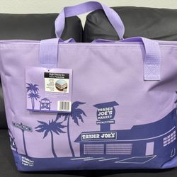 Trader Joe large purple rain insulated