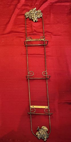 Metal Plate/Book/PIcture Holder with grape design REDUCED