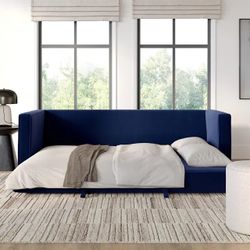 Article, Sven Plush Cascadia Blue Sofa Bed SKU24694,   New