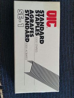 Two boxes 5000 staples