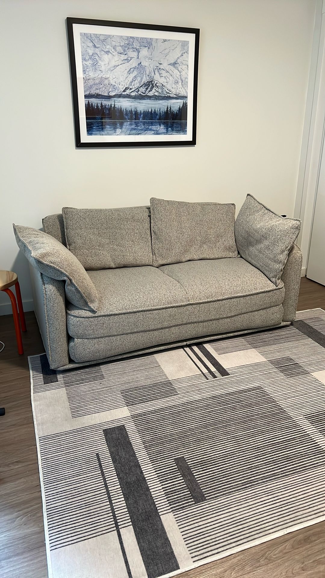 Koala Sofa Bed, Pull Out Couch, Gray, Queen