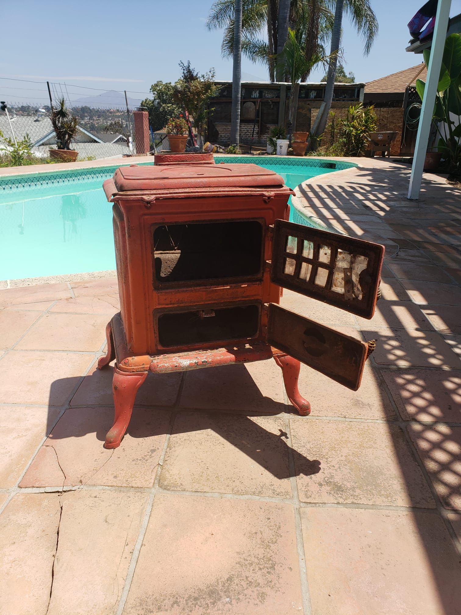 Cast Iron Wood Burning Stove