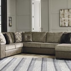 Abalone Chocolate RAF Sectional

